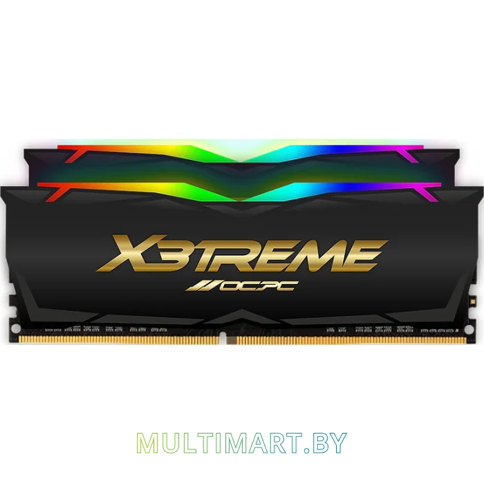 Оперативная память OCPC X3 RGB Black Label 2x8GB DDR4 PC4-28800 (MMX3A2K16GD436C18BL)